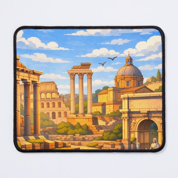 Item preview, Forum Romanum illustration - Iconic Italian Landmarks  designed and sold by MatthewHeights.