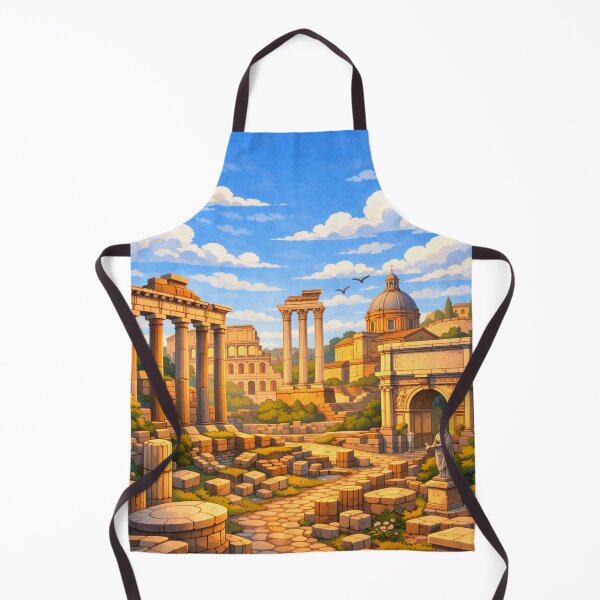 Item preview, Forum Romanum illustration - Iconic Italian Landmarks  designed and sold by MatthewHeights.