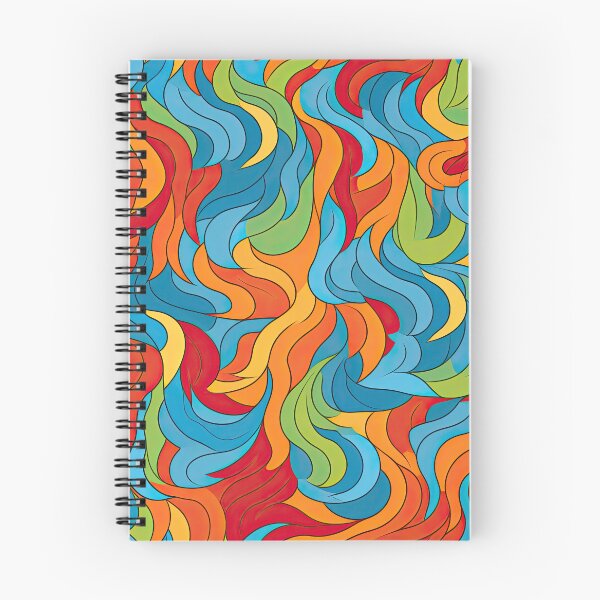 Item preview, Retro Psychedelic Wave Pattern – Colorful Abstract Flow 70s Design designed and sold by CraftedHome.