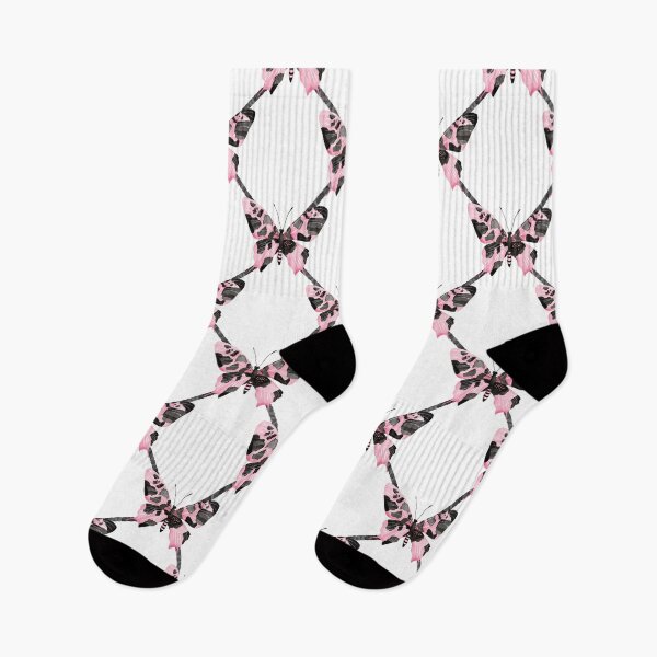 Item preview, Gothic Pink Black Butterflies Seamless Pattern Dark Aesthetic designed and sold by EL-Lebedenko.