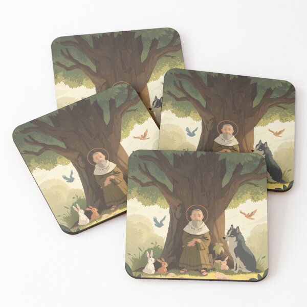 Item preview, Charming Storybook Saint Francis and Animals designed and sold by cesinhasilva.