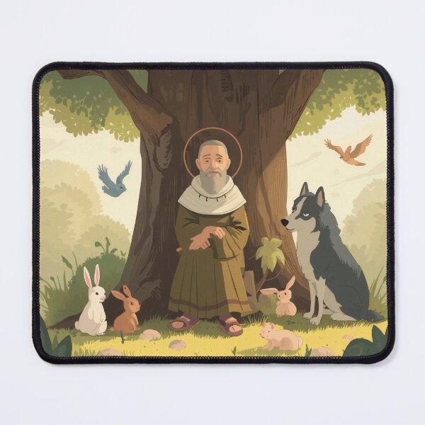 Item preview, Charming Storybook Saint Francis and Animals designed and sold by cesinhasilva.
