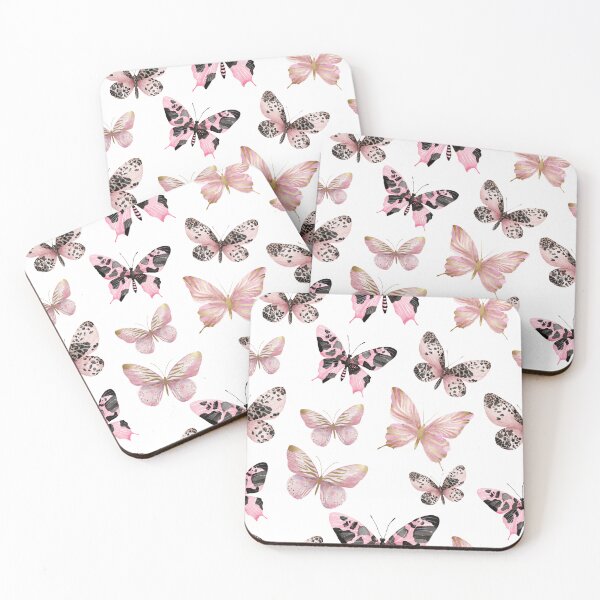 Item preview, Mixed Pink Black Butterflies Seamless Pattern Trendy Aesthetic designed and sold by EL-Lebedenko.