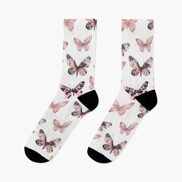 Item preview, Mixed Pink Black Butterflies Seamless Pattern Trendy Aesthetic designed and sold by EL-Lebedenko.