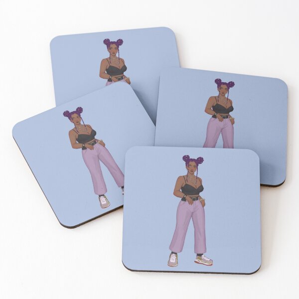 Item preview, Purple Buns and Main Character Energy designed and sold by DeuramaUnnie.