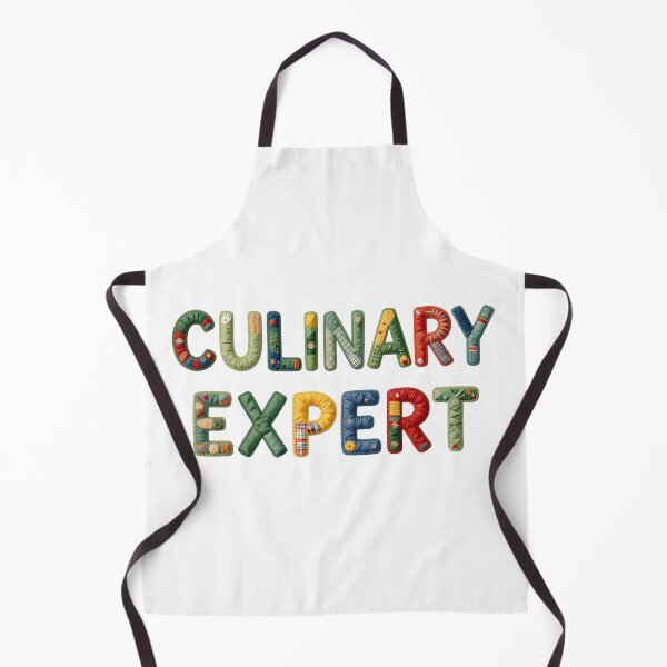 Item preview, CULINARY EXPERT - IN COLORFUL FAUX LETTERING designed and sold by AlexOBrienArt.