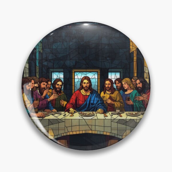 Item preview, Modern Geometric Mosaic Last Supper designed and sold by cesinhasilva.
