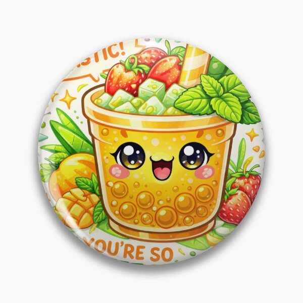 Item preview, Mango tastic boba sticker designed and sold by littlecookies03.