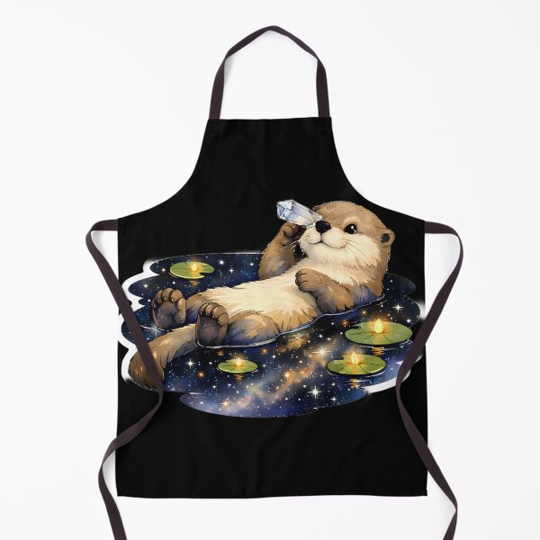 Item preview, Star-Gazer River Otter - Celestial Crystal Dreams designed and sold by Art-Selling.