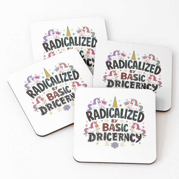 Item preview, Radicalized By Basic Decency Resist Equality Human Rights unicorn lovers designed and sold by SkeletonsDanger.