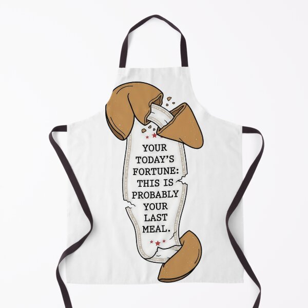Item preview, Probably Your Last Meal Fortune Cookie Funny Dark Humor Quote designed and sold by DraftAndDoneArt.