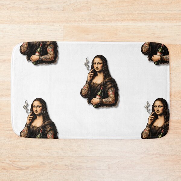 Item preview, Rock Mona Lisa Tattooed Icon designed and sold by infinitearte.