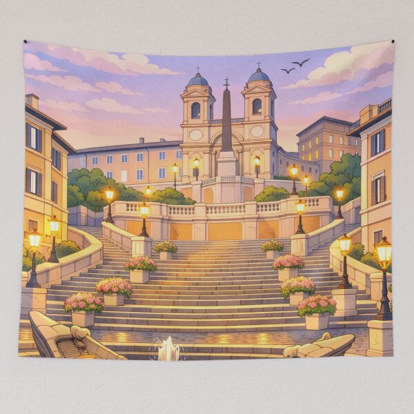 Item preview, Spanish Steps Rome - Iconic Italian Landmarks  designed and sold by MatthewHeights.