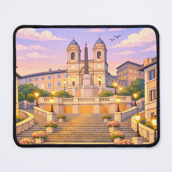 Item preview, Spanish Steps Rome - Iconic Italian Landmarks designed and sold by MatthewHeights.