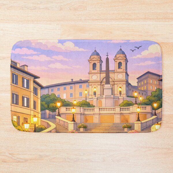 Item preview, Spanish Steps Rome - Iconic Italian Landmarks  designed and sold by MatthewHeights.