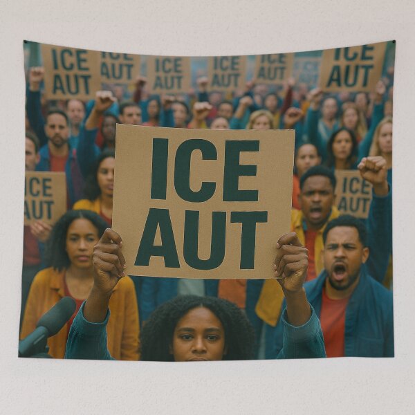 Item preview, ICE AUT people's protest designed and sold by JaroDesign2023.