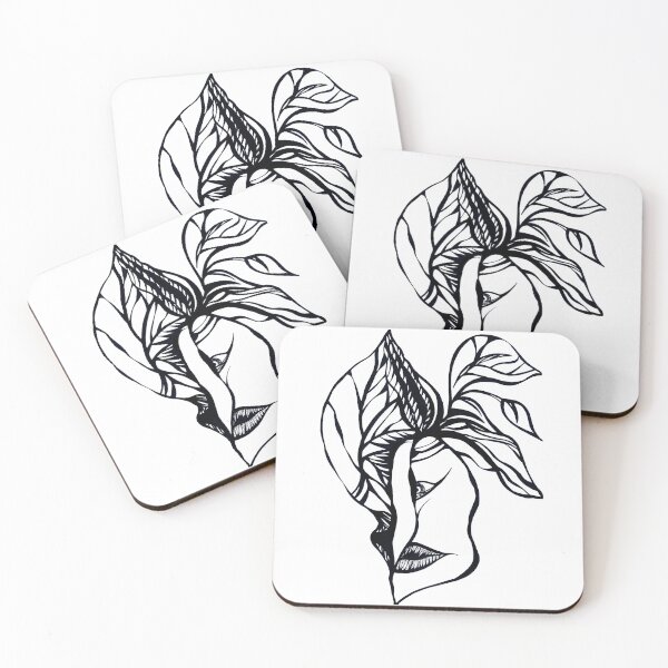Item preview, Face in Foliage designed and sold by MarkedByLines.