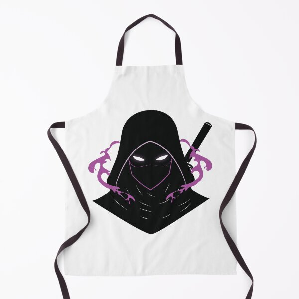 Item preview, Minimalist Assassin Logo with Katana and Glowing Purple Eyes Anime Style Vector Icon designed and sold by AtonuHaque.