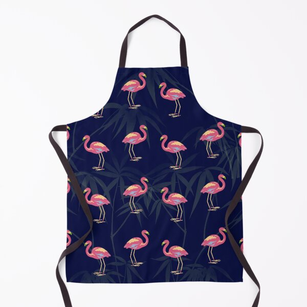 Item preview, Midnight Flamingo Bamboo Forest Pattern designed and sold by Nanobloom.