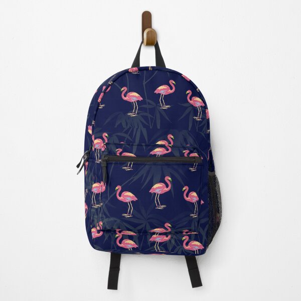 Item preview, Midnight Flamingo Bamboo Forest Pattern designed and sold by Nanobloom.