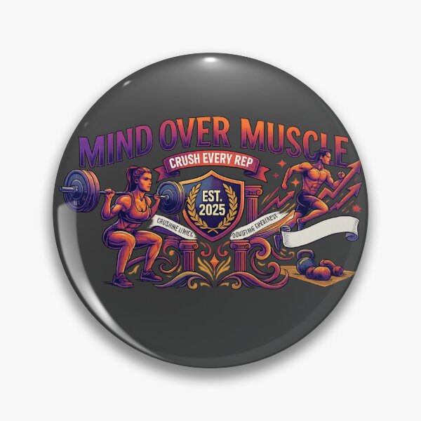 Item preview, Mind Over Muscle Motivation designed and sold by StorySeller85.