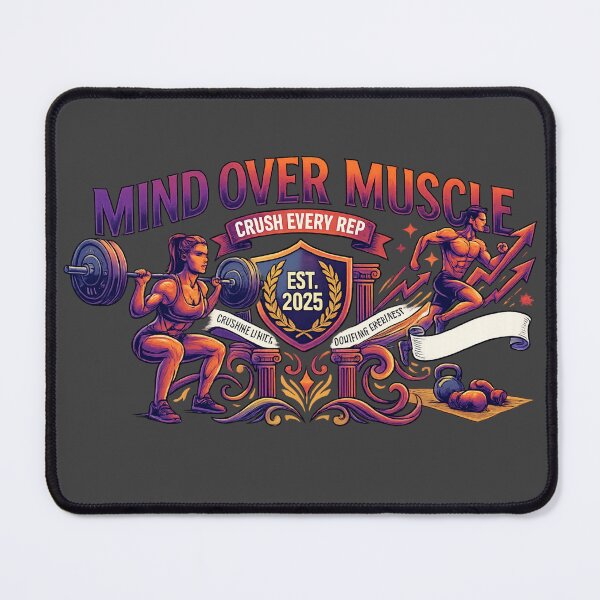 Item preview, Mind Over Muscle Motivation designed and sold by StorySeller85.