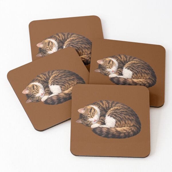 Item preview, Sleeping cat designed and sold by OooWeeArt.
