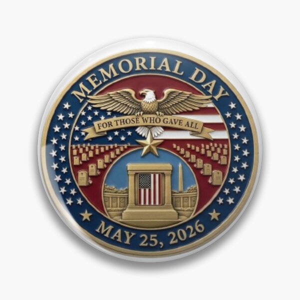 Item preview, Memorial Day Commemorative Medal – For Those Who Gave All – 2026 designed and sold by NoriudaR.