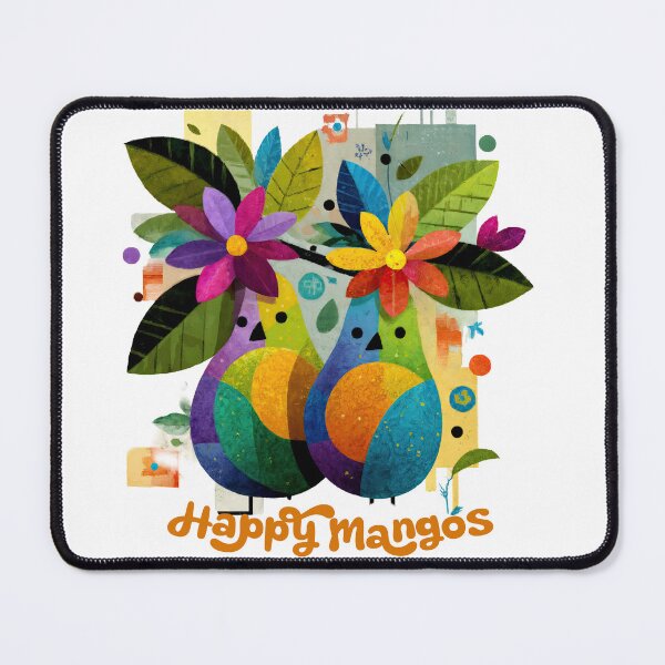 Item preview, Happy Mangos – Joyful Fusion designed and sold by ForeverPrintsOK.