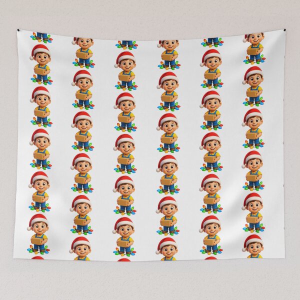 Item preview, Christmas Delivery Boy  designed and sold by Sillytoe.