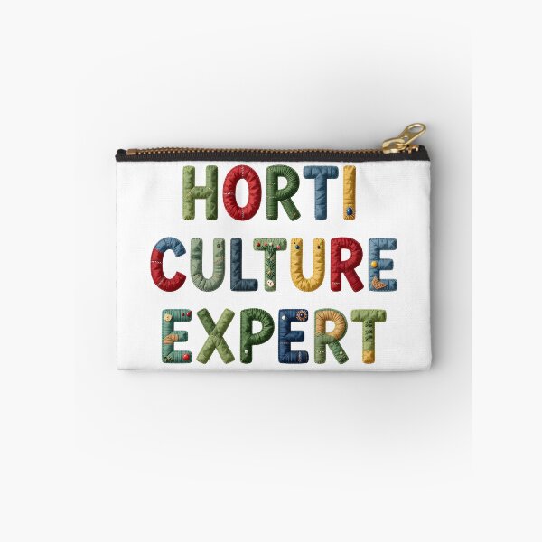 Item preview, HORTICULTURE EXPERT - IN COLORFUL FAUX LETTERING designed and sold by AlexOBrienArt.