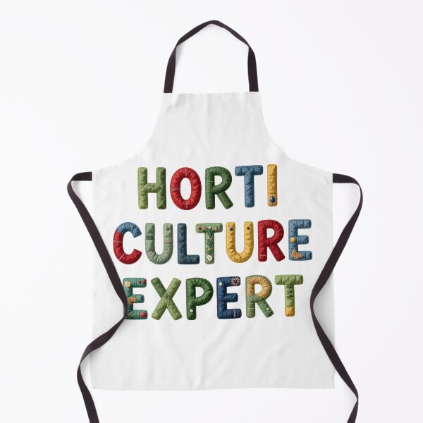 Item preview, HORTICULTURE EXPERT - IN COLORFUL FAUX LETTERING designed and sold by AlexOBrienArt.