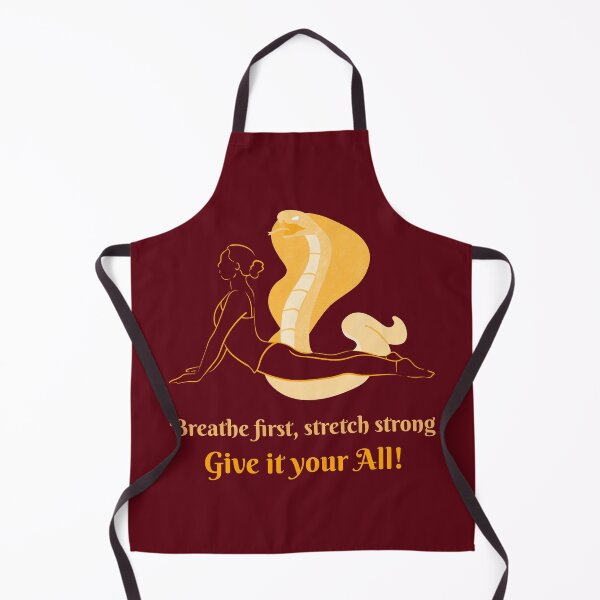 Item preview, Breathe First Stretch Strong Cobra Yoga Pose – Spirit Animal Art designed and sold by WellspringXflow.