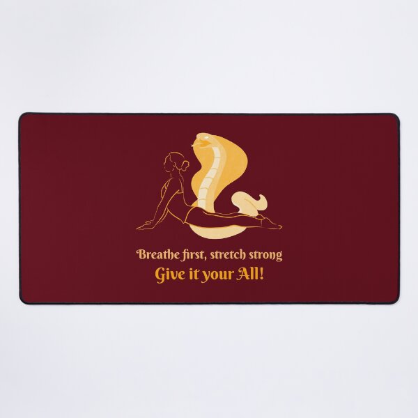 Item preview, Breathe First Stretch Strong Cobra Yoga Pose – Spirit Animal Art designed and sold by WellspringXflow.