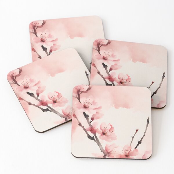 Item preview, Cherry Blossoms 3 designed and sold by Nugget Studio Arts.