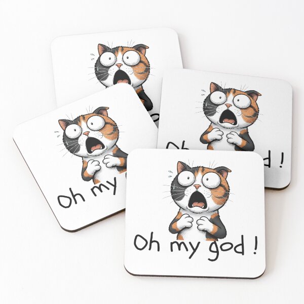Item preview, Oh My God Cat designed and sold by infinitearte.