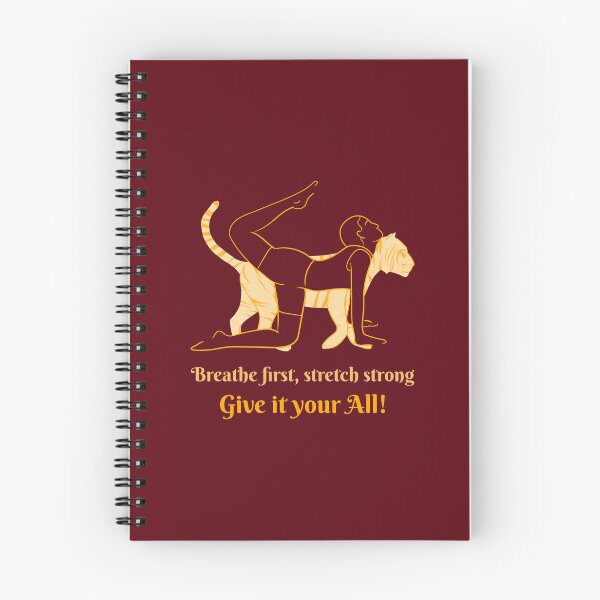 Item preview, Breathe First Stretch Strong Tiger Yoga Pose – Primal Spirit Animal Art designed and sold by WellspringXflow.