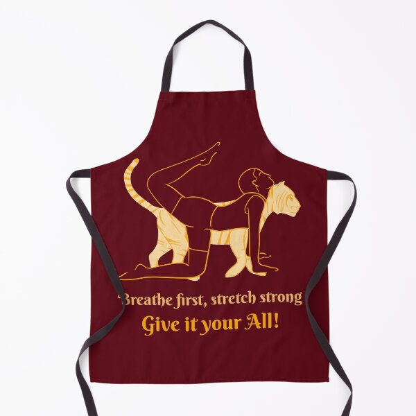 Item preview, Breathe First Stretch Strong Tiger Yoga Pose – Primal Spirit Animal Art designed and sold by WellspringXflow.