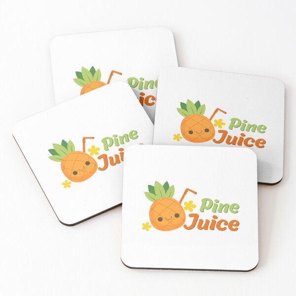 Item preview, Cute Pineapple Juice Cartoon Tropical Summer Fruit Illustration designed and sold by Radekku.