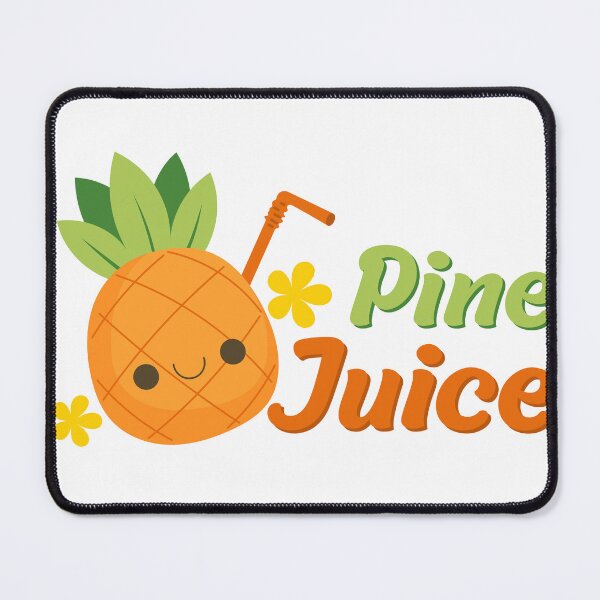 Item preview, Cute Pineapple Juice Cartoon Tropical Summer Fruit Illustration designed and sold by Radekku.
