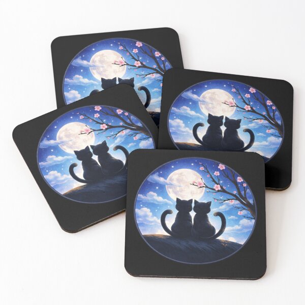 Item preview, Cats in the Night  designed and sold by OooWeeArt.