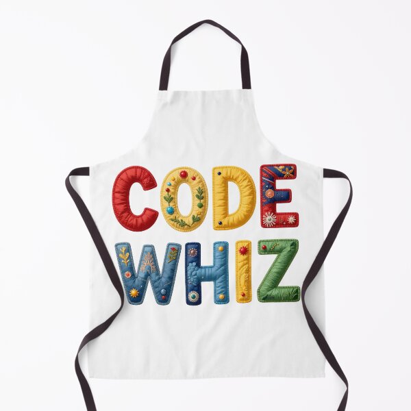 Item preview, CODE WHIZ - IN COLORFUL FAUX LETTERING designed and sold by AlexOBrienArt.