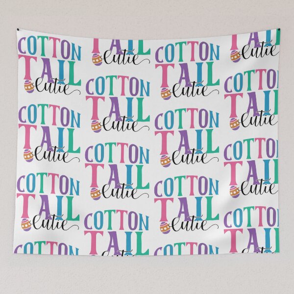 Item preview, Cotton Tail Cutie - Sweet Easter Bunny Spring Pastel Aesthetic designed and sold by FuzionRaptor.