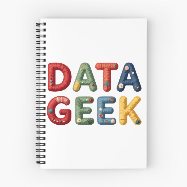 Item preview, DATA GEEK - IN COLORFUL FAUX LETTERING designed and sold by AlexOBrienArt.