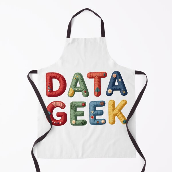 Item preview, DATA GEEK - IN COLORFUL FAUX LETTERING designed and sold by AlexOBrienArt.