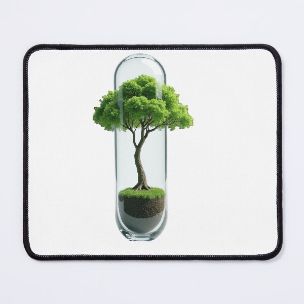 Item preview, The Bio-Capsule Tree – Ancient Bonsai in Crystal Glass by GreenDreamArt designed and sold by GreenDreamArt.