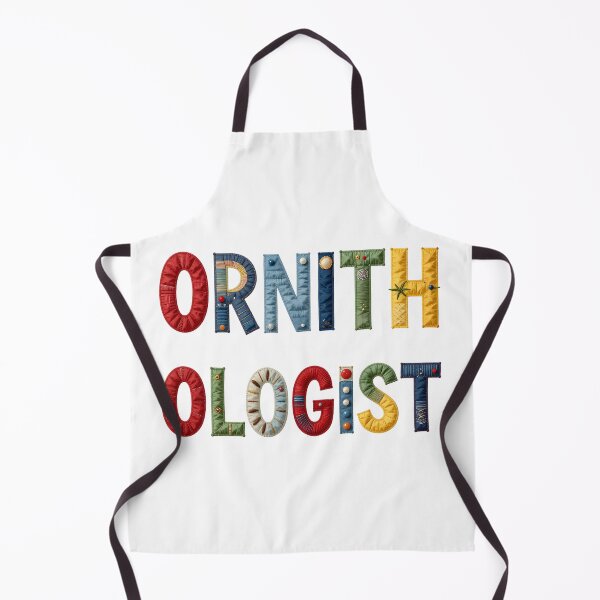 Item preview, ORNITHOLOGIST - IN COLORFUL FAUX LETTERING designed and sold by AlexOBrienArt.