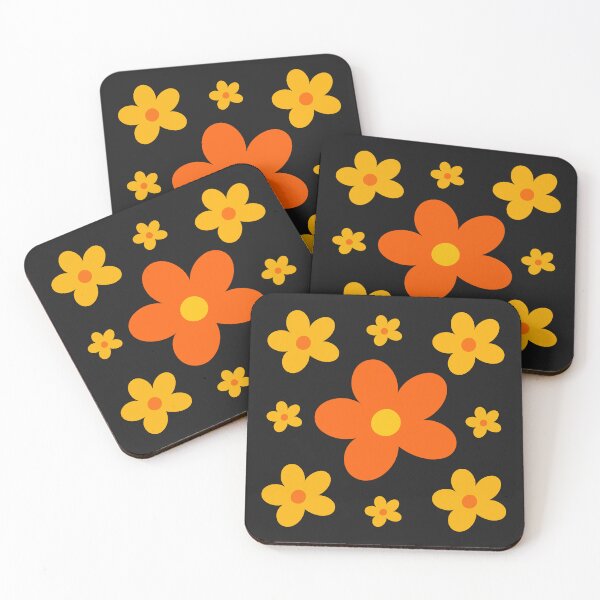 Item preview, PACK 2  Cute Flowers Pack Spring / Autumn yellow designed and sold by DibujandoPorfa.