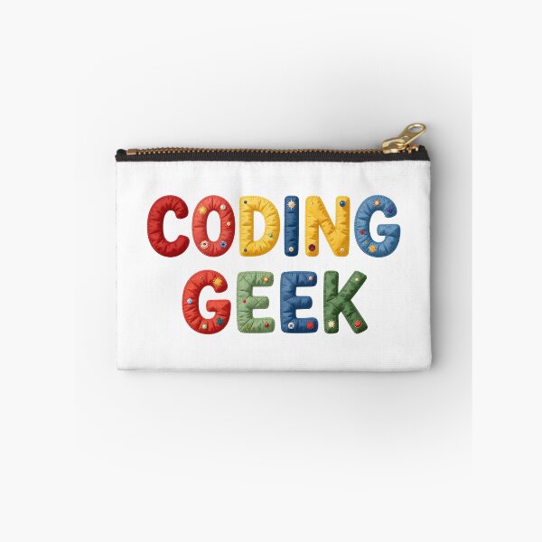 Item preview, CODING GEEK - IN COLORFUL FAUX LETTERING designed and sold by AlexOBrienArt.