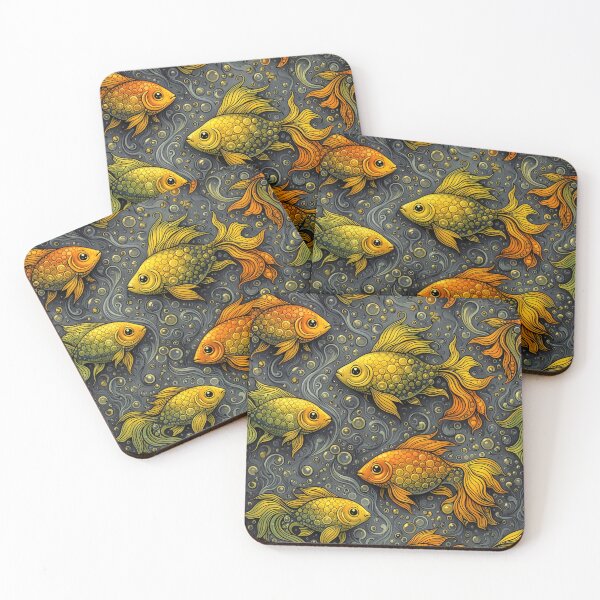 Item preview, Whimsical Koi in a Dreamlike Current designed and sold by aminz4.